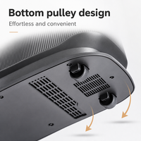 Nettoyeur vapeur vertical électrique sans sac pour tapis, détachant vapeur 100°C et eau chaude 60°C, pour usage domestique multi-surfaces, nettoyage de la saleté, de la graisse et des acariens