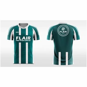 Camiseta de fútbol de poliéster 100% de diseño personalizado de la mejor calidad para niños Frente corto transpirable cómodo para conjuntos para niños OEM - Product Image 1