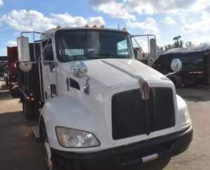 Powerful Drive Used 2014 KenworthH T170 16 ft Flatbed <b>Truck</b> - 260HP, Automatic, Liftgate LHD Fast Dispatch - Product Image 1