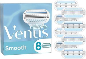 Recharges de lames de rasoir pour femmes GilletteVenus Smooth, 8 pièces, lubrifiées pour protéger la peau des irritations - Product Image 6