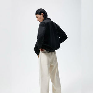 Men <b>Polyester</b> <b>Nylon</b> <b>Fabric</b> Bomber Jacket Good Quality Comfortable Flight Bomber Jacket Wholesale Bulk Bomber Jacket - Product Image 4