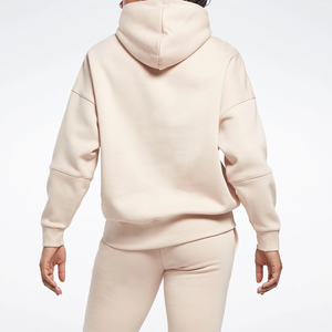 เสื้อฮู้ดผ้าฟลีซสำหรับผู้หญิงฤดูหนาว ตกแต่งด้วยคริสตัล 100% ผ้าฝ้าย สไตล์ไฮสตรีท สีและขนาดตามสั่ง - Product Image 4