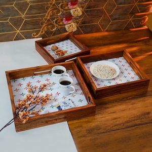 Plateau en bois jetable écologique et durable avec gravure, plusieurs tailles pour servir les aliments, maison, restaurant, hôtel, mariage - Product Image 1