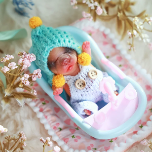 Babeside Jouet chiot réaliste en silicone souple et dodu de 4,5 pouces, figurine d'animal réaliste extensible miniature - Product Image 2