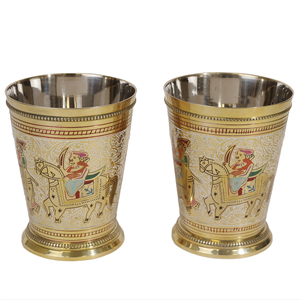 ของเก่าที่ทันสมัยแบบดั้งเดิมงานฝีมือโลหะคิงดีไซน์ราชินีพร้อมเทคนิคการชุบแก้ว - Product Image 2