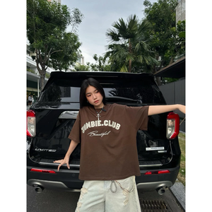 OEM ODM 100% algodón respetuoso con el medio ambiente Boxy camiseta para Unisex verano Streetwear estilo personalizado bordado e impresión hecha en Vietnam - Product Image 4