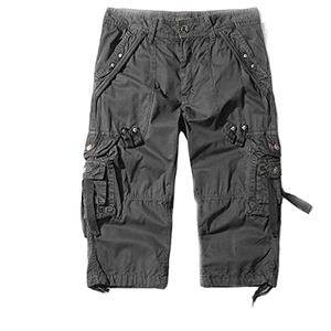 Shorts cargo tactiques en toile premium pour hommes, écologiques, multi-poches, design robuste, pour aventures en plein air, service OEM - Product Image 6