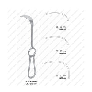 Retractores Kocher Langenbeck Productos de alta calidad con su logotipo personalizado a precio de fábrica Diseño OEM - Product Image 2