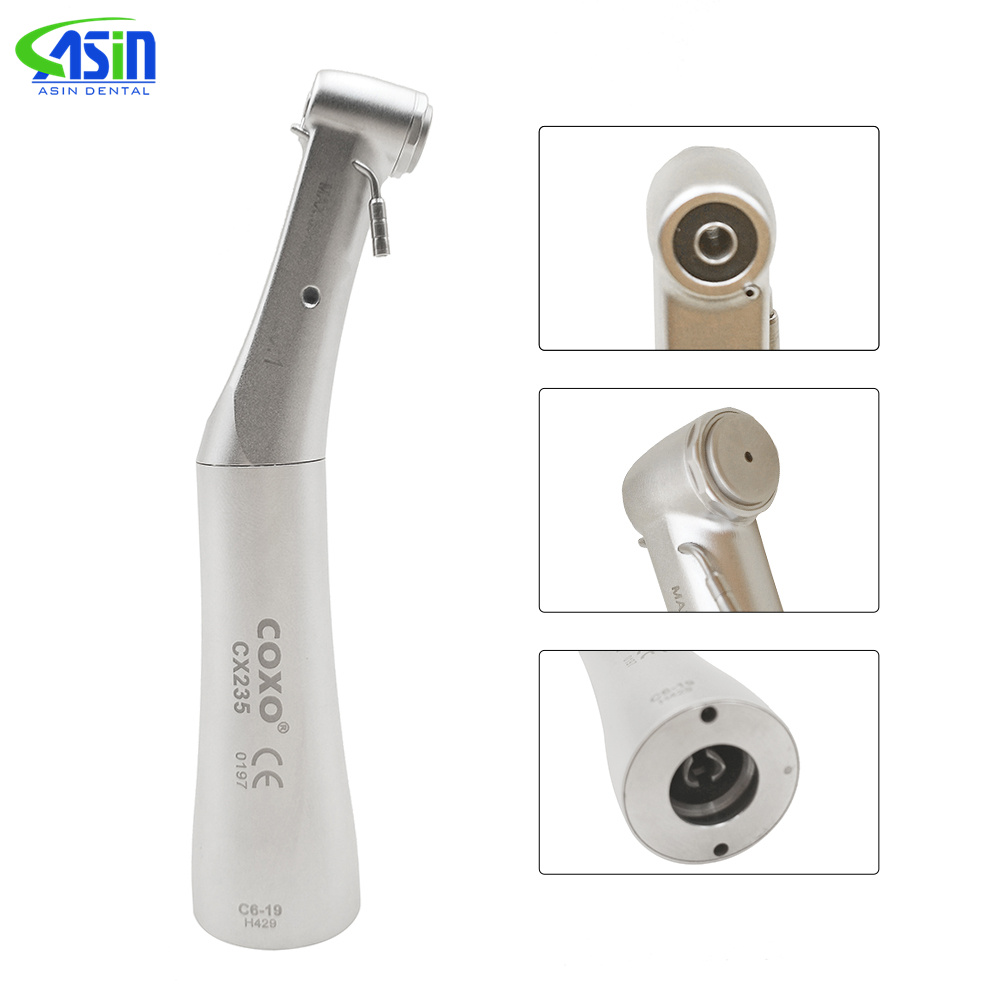 Cerradura Invisible Pieza De Mano Quirúrgica Dental Contra-Ángulo 20:1 - Reducción, Pulsador, Baja Velocidad, Neumática Pieza Mano Dental Baja Velocidad