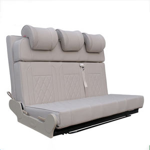 आरवी और मोटरघरों के लिए अनुकूलन योग्य सांस चमड़े के सोफे बिस्तर को कैमपर वैन संशोधित कार सीटों के लिए आरामदायक समायोज्य सीट - Product Image 2