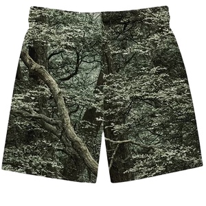 Pantalones Cortos de Malla con Estampado de Camuflaje Personalizado, 100% Poliéster, Cierre con Cordón Ajustable, Casuales de Verano para Hombre - Product Image 1