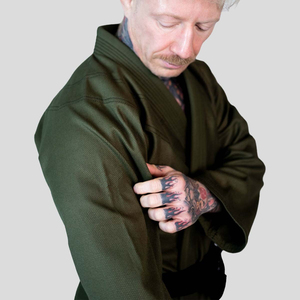 Kimono de Jiu Jitsu para Competición, Uniforme BJJ, Tejido de Perlas, Algodón, Rodillas Reforzadas, Ligero, Preencogido, Ropa Profesional para Artes Marciales - Product Image 5