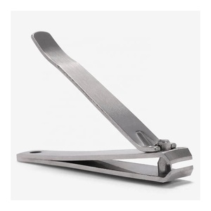 Tondeuse à ongles couleur argent en acier inoxydable, coupe-ongles avec lime à ongles par ZACHARY INDUSTRIES - Product Image 1