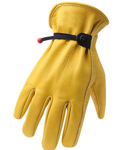 Service OEM Prix de gros personnalisé Gants en cuir à doigts entiers Gants de conduite en cuir pur avec boutons-pression Ajustement parfait Premium Soft - Product Image 1