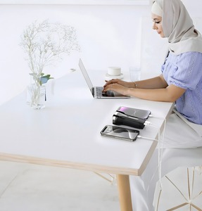 Green Lion Duo Bakhour 8000mAh Power Bank Alta capacidad 25W Salida Carga inalámbrica rápida Pantalla LED PD Banks Power Station - Product Image 5