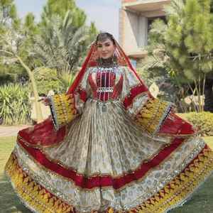 ชุดเดรส Afghan kuchi สำหรับผู้หญิงใส่ในงานแต่งงานและปาร์ตี้สไตล์เรียบง่ายมีซิปสำหรับตกแต่ง2025 - Product Image 3