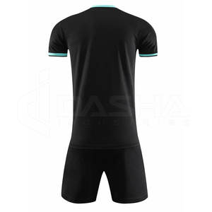 Uniforme de Fútbol Transpirable de Secado Rápido Personalizado de Alta Calidad, 100% Poliéster, Nuevo Diseño, Conjunto de Camiseta y Pantalones Cortos en Venta - Product Image 3