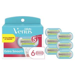 Cuchillas de Repuesto para Maquinilla de Afeitar Gillette Venus Extra Smooth Sensitive, Paquete de 6 - Product Image 2