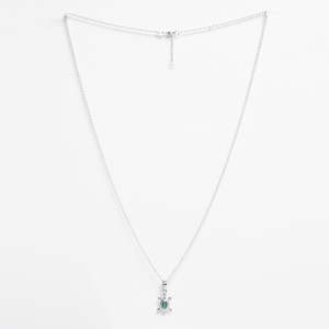 Collar con Colgante de Plata Pura 925 para Hombre, con Engaste de Rodio y Diamantes de Circonio, Forma Geométrica de Animal, Dorado - Product Image 4