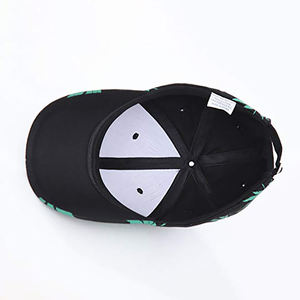 หมวก5แผงสีดำสำหรับคนขับรถบรรทุกตาข่ายกอล์ฟแบบไม่มีโครงสร้างสามารถปรับได้กันน้ำได้พิมพ์โลโก้3D ออกแบบได้ตามต้องการ - Product Image 6