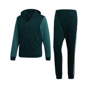 Chándal para hombre, chándal 100% de algodón, terciopelo, poliéster, nailon, cortavientos personalizado, chándal de algodón, conjunto de chándales para hombre - Product Image 1