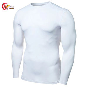 Rashguard MMA à manches longues personnalisé de haute qualité, respirant, devant en spandex/polyester, vêtements d'arts martiaux pour hommes, conçu par vous ! - Product Image 1