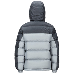 Venta al por mayor elegante chaqueta negra acolchada hombres con capucha abrigo de invierno grueso cálido acolchado prendas de vestir exteriores Streetwear moda Casual - Product Image 4