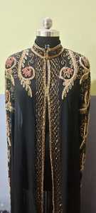 Modern Modest Wedding Dress for <b>Brides</b> <b>Mother</b> ABaya Crystal Beaded Lace Embroidery Sequined Long Sleeve A-Line Plus Size - Product Image 5