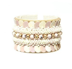 Brazalete de abeja con cuentas, pulsera blanca o negra-blanca - Product Image 6