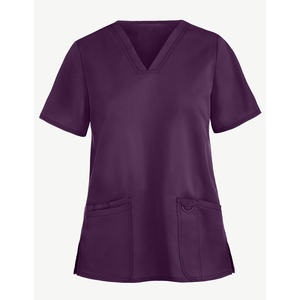 Personalizable Uniforme V Cuello Top Pantalones Conjuntos Enfermera Logotipo Personalizado Tamaños Colores Médico Hospital Venta al por mayor a granel Bajo Precio Scrub Set - Product Image 4