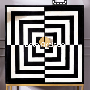 Mesitas de Noche Modernas de Madera Shminyu con Almacenamiento para Apartamento, Dormitorio, Hotel, Ecológicas, Decorativas, Estilo Bela Artesanal - Product Image 3