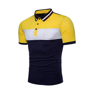 2026 été saisons hommes Polo respirant Stretch tricot T-Shirt coupe régulière à manches courtes col haut - Product Image 2