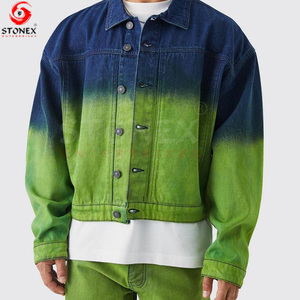 Ropa Oem de talla grande para hombre, recién llegado, chaqueta vaquera a la moda, pantalones, traje de dos piezas, conjuntos de Chaquetas vaqueras personalizadas para hombre - Product Image 5