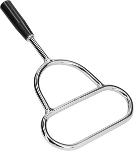 Abridor Bucal de Alta Calidad para Animales Grandes, con Acero Cromado y Mango de Madera, Herramienta Veterinaria para Odontología Bovina - Product Image 4
