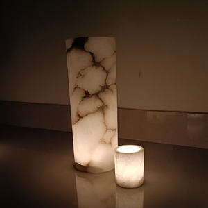 ที่ตั้งเทียนหินอลาบาสเตอร์ทำมือปรับขนาดได้จัดส่งรวดเร็วสำหรับเทศกาลคริสต์มาส - Product Image 1