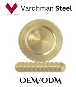 Fournisseur direct d'usine de plaques de service en acier inoxydable dorées, un symbole de luxe et de sophistication, plaque de service dorée - Product Image 5