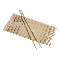 Ensemble de deux paires de baguettes en bois naturel réutilisables gravées classiques modernes personnalisées avec repos et étui en bambou pour cadeau de Noël