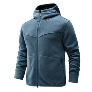 Chaqueta Polar Gruesa para Hombre con Cremallera, Cálida, Suave, Aislante, para Invierno, para Exteriores, Resistente al Frío, Duradera, Ecológica, Cortavientos y Protectora - Product Image 1