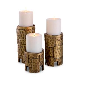 Handmade Customized <b>Neutral</b> Brass Aluminum Candle Stand Premium Finished Modern Style Candle Holder Home Decoration High End - Product Image 2