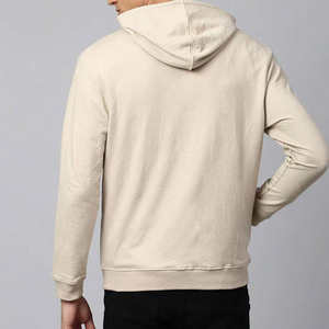 Sweat-shirt à capuche en molleton lourd avec fermeture éclair en coton pour homme avec logo personnalisé Style streetwear OEM ODM Vente en gros en vrac Sweat-shirt tendance - Product Image 4