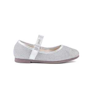 Zapatos de tacón para niñas Silver Fancy Flats KD2309 - Product Image 4