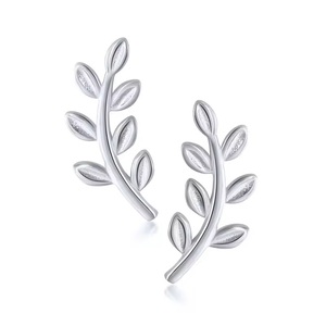 Pendientes de tuerca geométricos de moda con engaste de circonita, de plata de ley 925 chapada en oro para mujer, regalo para compromiso, aniversario o fiesta - Product Image 2