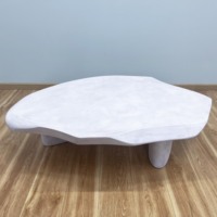 Table Basse Extérieure Moderne en Fibro-ciment Personnalisée par une Usine de Confiance pour Hôtels et Villas – Prix Abordable