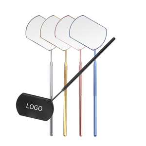 อุปกรณ์ต่อขนตาสำหรับแต่งหน้ากระจกขนตาสแตนเลสลายสี่เหลี่ยม2024มืออาชีพปรับแต่งสีได้ตามต้องการ - Product Image 2