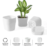 Pots en plastique de différentes tailles à prix compétitif en gros, pots à bonsaï en plastique, fabricant de personnalisation au Vietnam