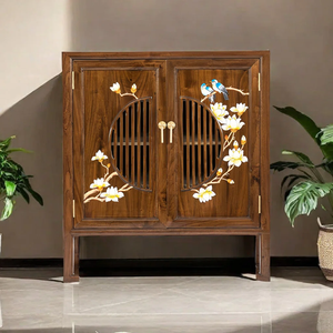 Marzia Modern Design Solid Wood <b>Shoe</b> Storage Cabinet 6 Pair Rectangular Extendable Bench <b>Rack</b> Living Room Furniture - Product Image 1