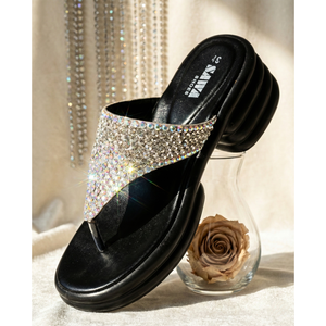 Sandales à plateforme Sawa Fashion Trend avec strass 463 S - Product Image 2