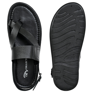 <b>Men's</b> High Quality Genuine Leather Grained Slip-On <b>Sandal</b> Comfortable Soft Anti-Slip Lightweight Breathable Fashion <b>Trend</b> - Product Image 3