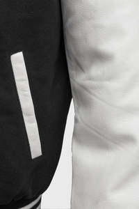 Chaqueta Universitaria para Hombre, Nueva Llegada, Lana/Cuero, Moda Urbana, Cálida para Invierno, Elegante, Cómoda, con Logotipo Frontal, Transpirable - Product Image 5