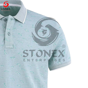 เสื้อโปโลแขนสั้นของผู้ชายดีไซน์แบบกำหนดเองสำหรับฤดูร้อนเสื้อโปโลผ้าฝ้าย100% PK ที่มีคุณภาพสูงถักสีทึบกำหนดเองการ์ตูน Ani - Product Image 2